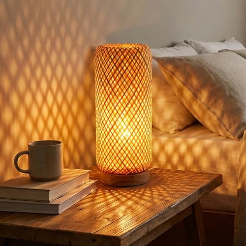 16 in Bamboo Table Lamp - Natural - TPPGpn
