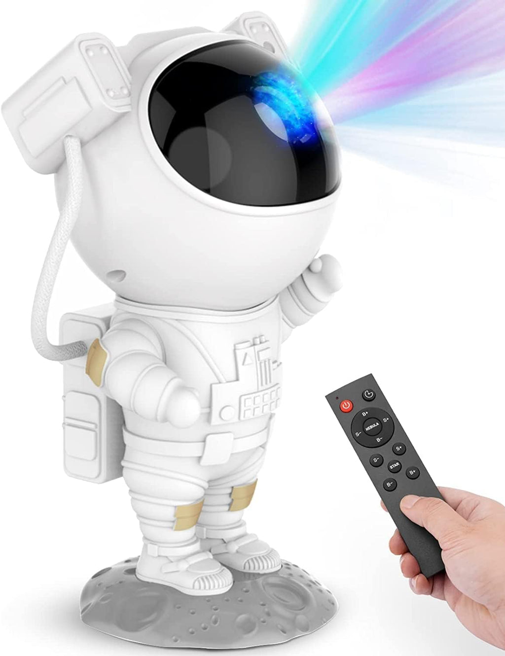 Mooyran Colorful Astronaut Galaxy Projector - Special Limited Edition Star Lights for Bedroom Astronaut Space Projector, Starry Ceiling Lamp with Timer & Remote, Adults Room Decor