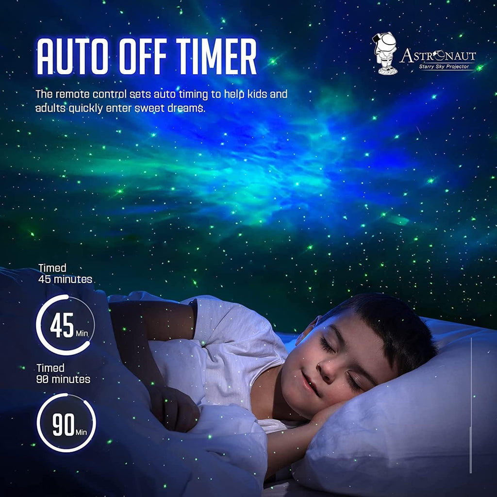 Mooyran Colorful Astronaut Galaxy Projector - Special Limited Edition Star Lights for Bedroom Astronaut Space Projector, Starry Ceiling Lamp with Timer & Remote, Adults Room Decor