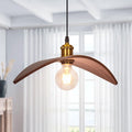 15.3 in Mid-Century Wood Pendant Light - TPPGpn