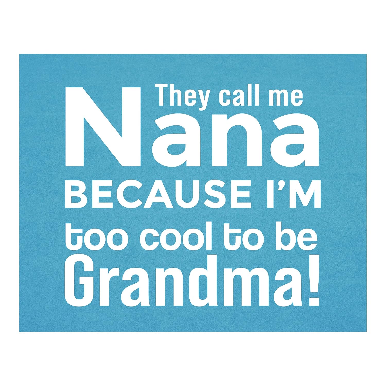 Grandma Love Message - Floral Inspirational Wall Decor, Family Motivational Wall Art Quotes Print, Ideal For Home Decor, Bedroom Decor, Kitchen Decor, or Living Room Decor For Wall, Unframed - 11x14